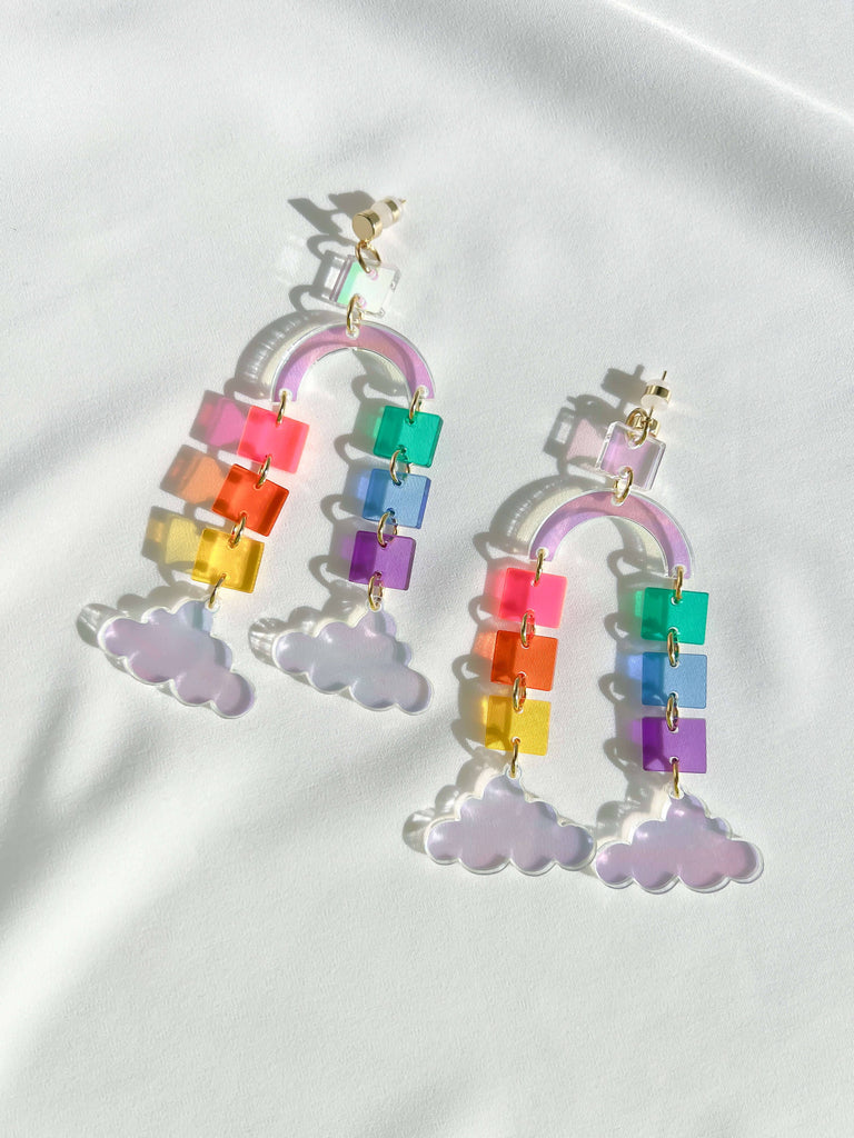 Arc Earrings - Rainbow Earrings ISLYNYC 