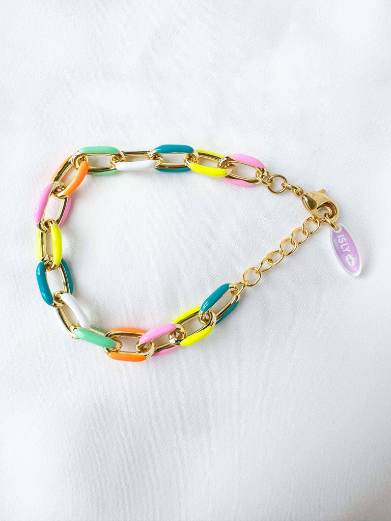 Enamel Bracelet - Rainbow Bracelets ISLYNYC 