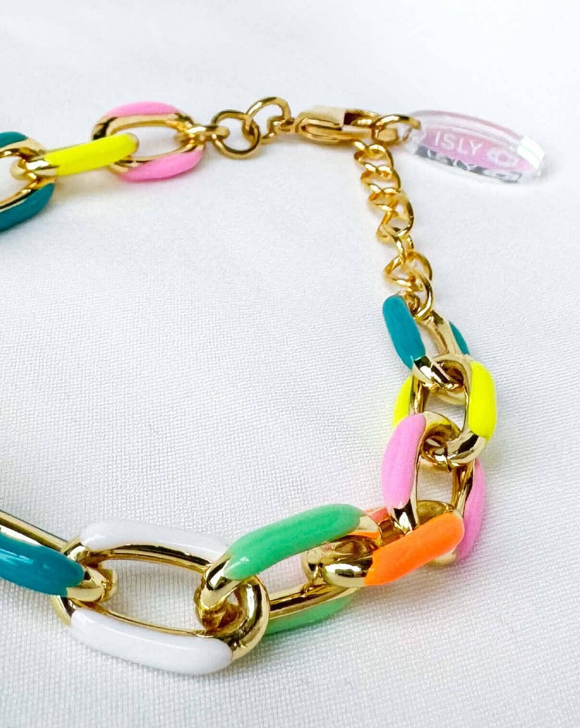 Enamel Bracelet - Rainbow Bracelets ISLYNYC 