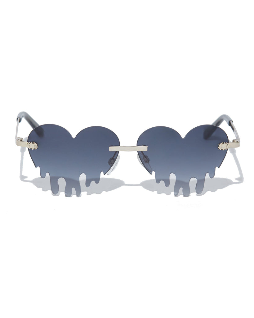 Petite UV 400 Dripping Heart Sunglasses - Glamazon Glasses ISLYNYC