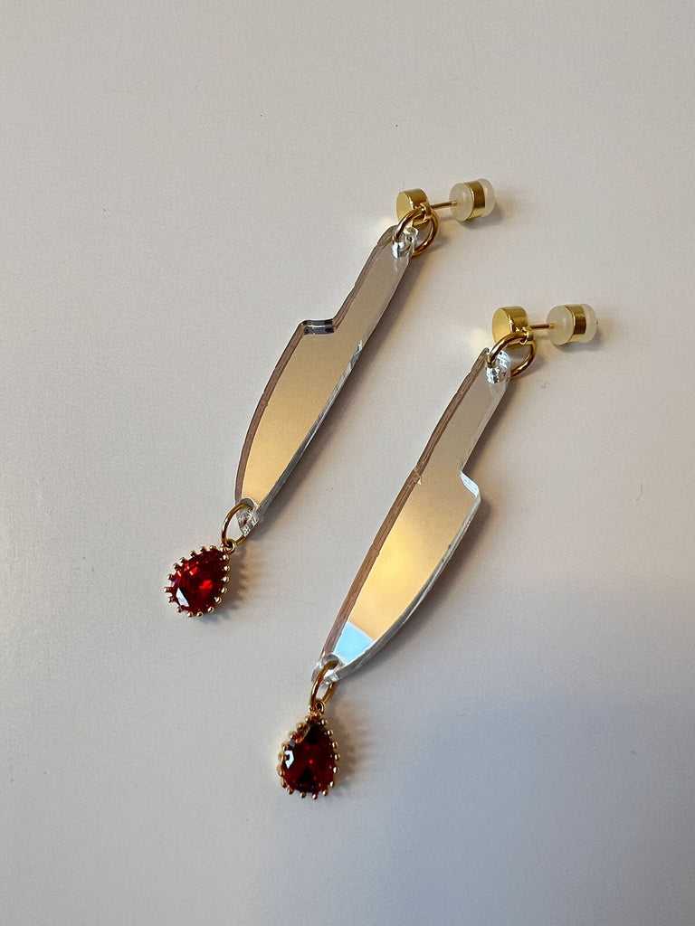 Bloody Knife Earrings Earrings ISLYNYC