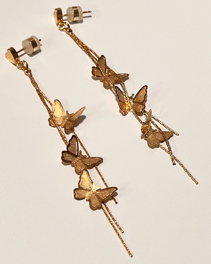 Butterfly Tassel Earrings EARRINGS ISLYNYC