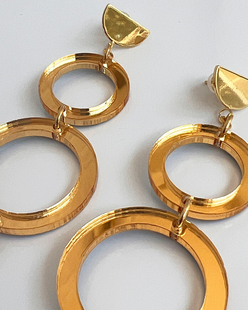 Chelsea Earrings - Gold Earrings ISLYNYC