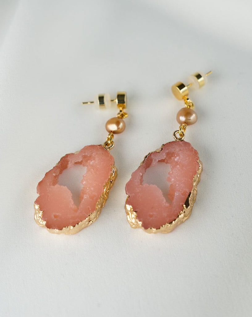 Geode Earrings Earrings ISLYNYC