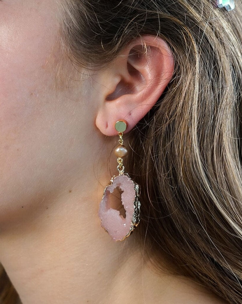 Geode Earrings Earrings ISLYNYC