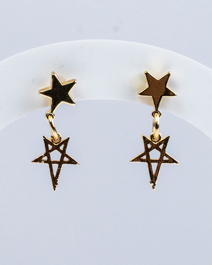 Pentagram Earrings Earrings ISLYNYC