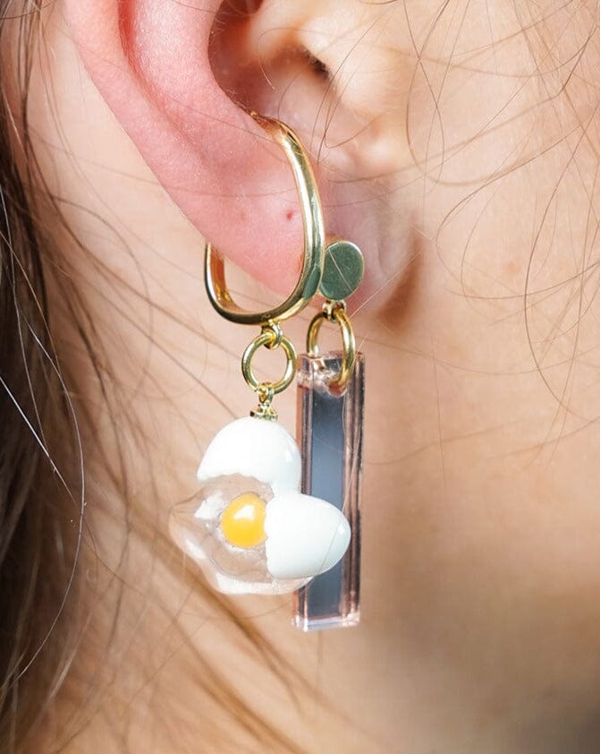 Thin Ear Cuff - Broken Egg Earrings ISLYNYC