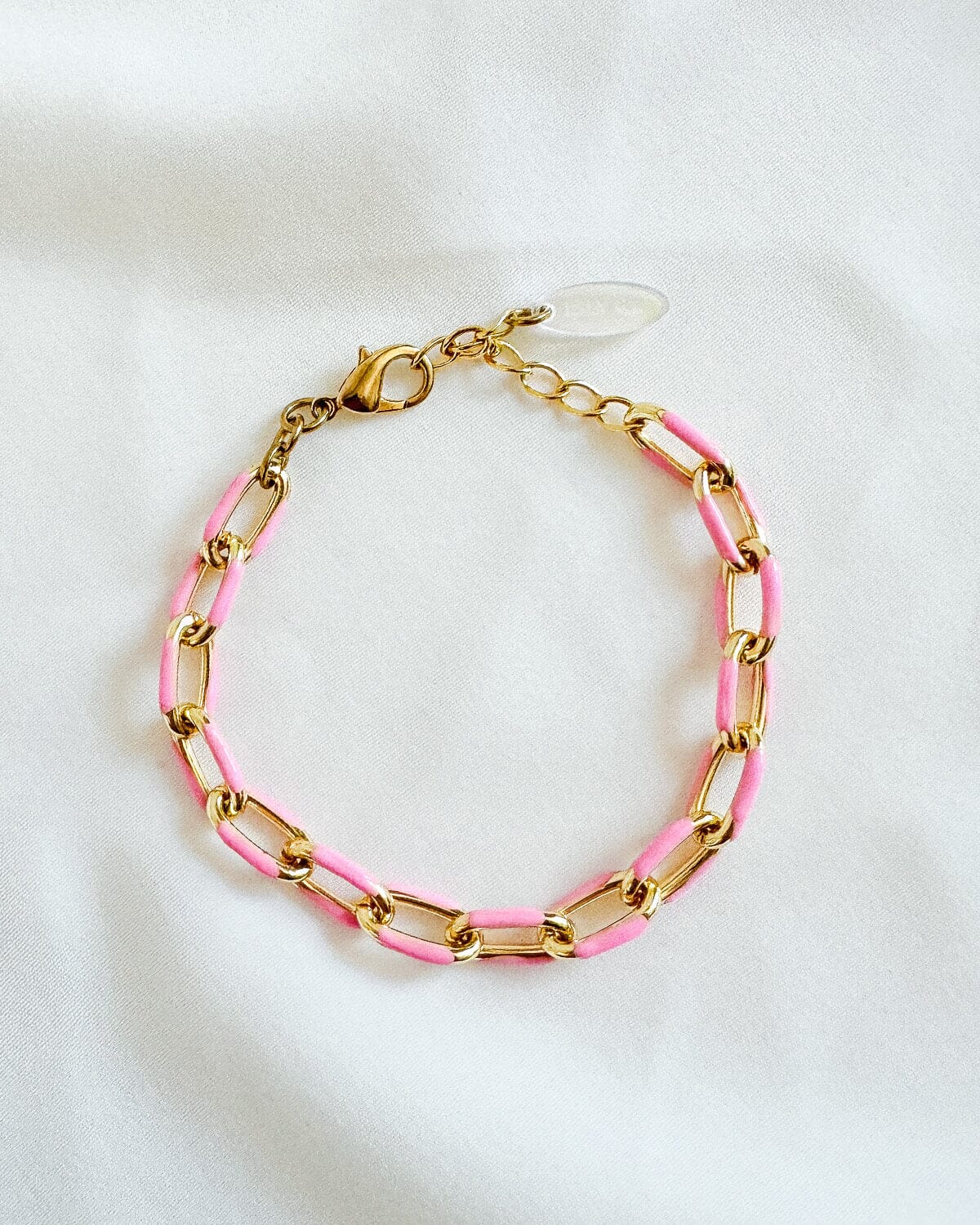 Enamel Bracelet - Pink Bracelets ISLY NYC - SIFS - D1 