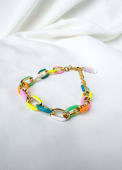 Enamel Bracelet - Rainbow Bracelets ISLYNYC 