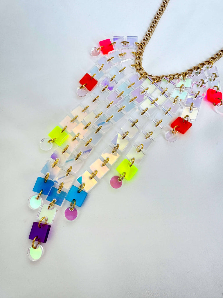 Fireworks Necklace - Rainbow Necklaces ISLYNYC 