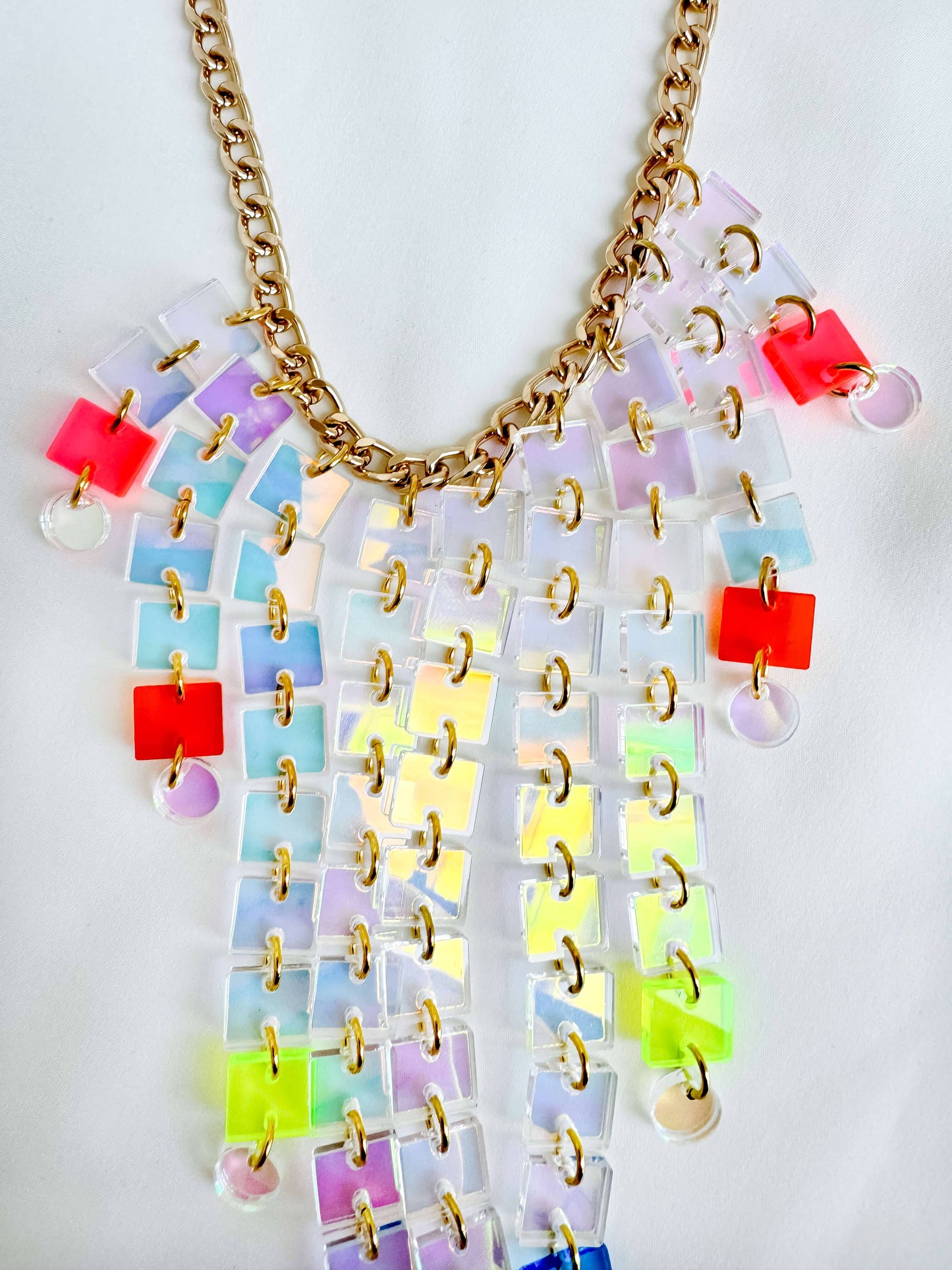 Fireworks Necklace - Rainbow Necklaces ISLYNYC 