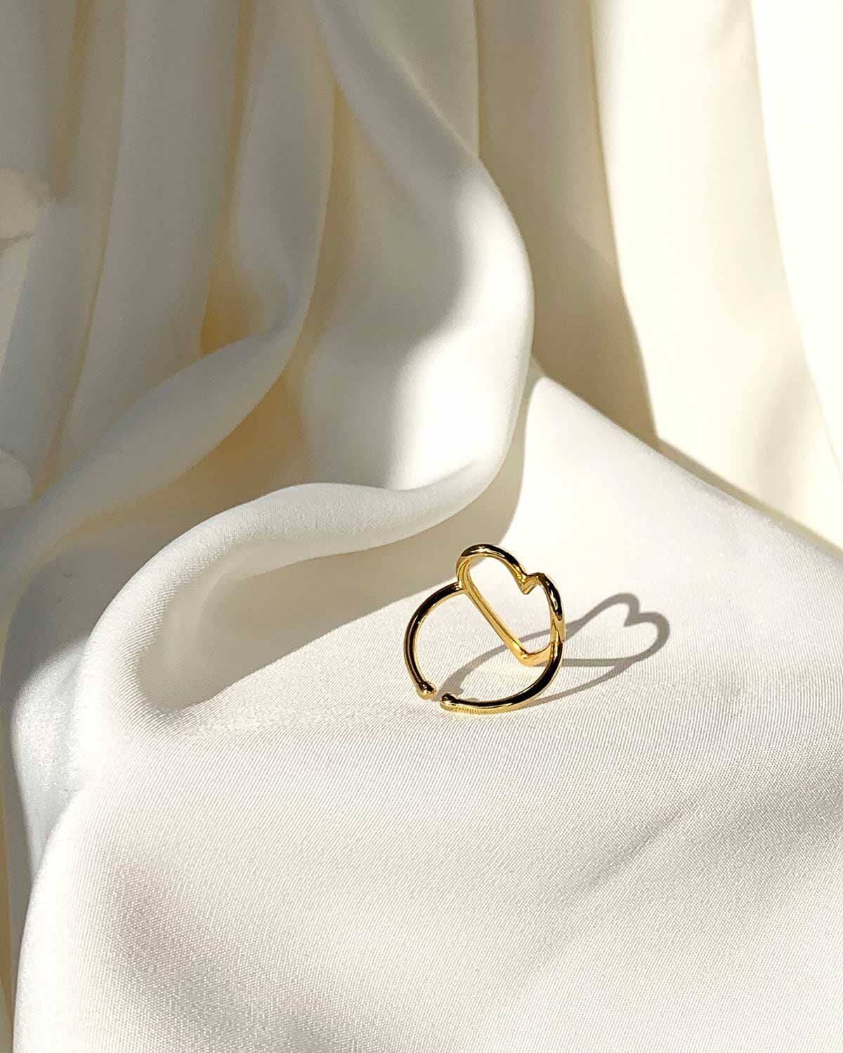 Heart Outline Ring Rings ISLYcurated