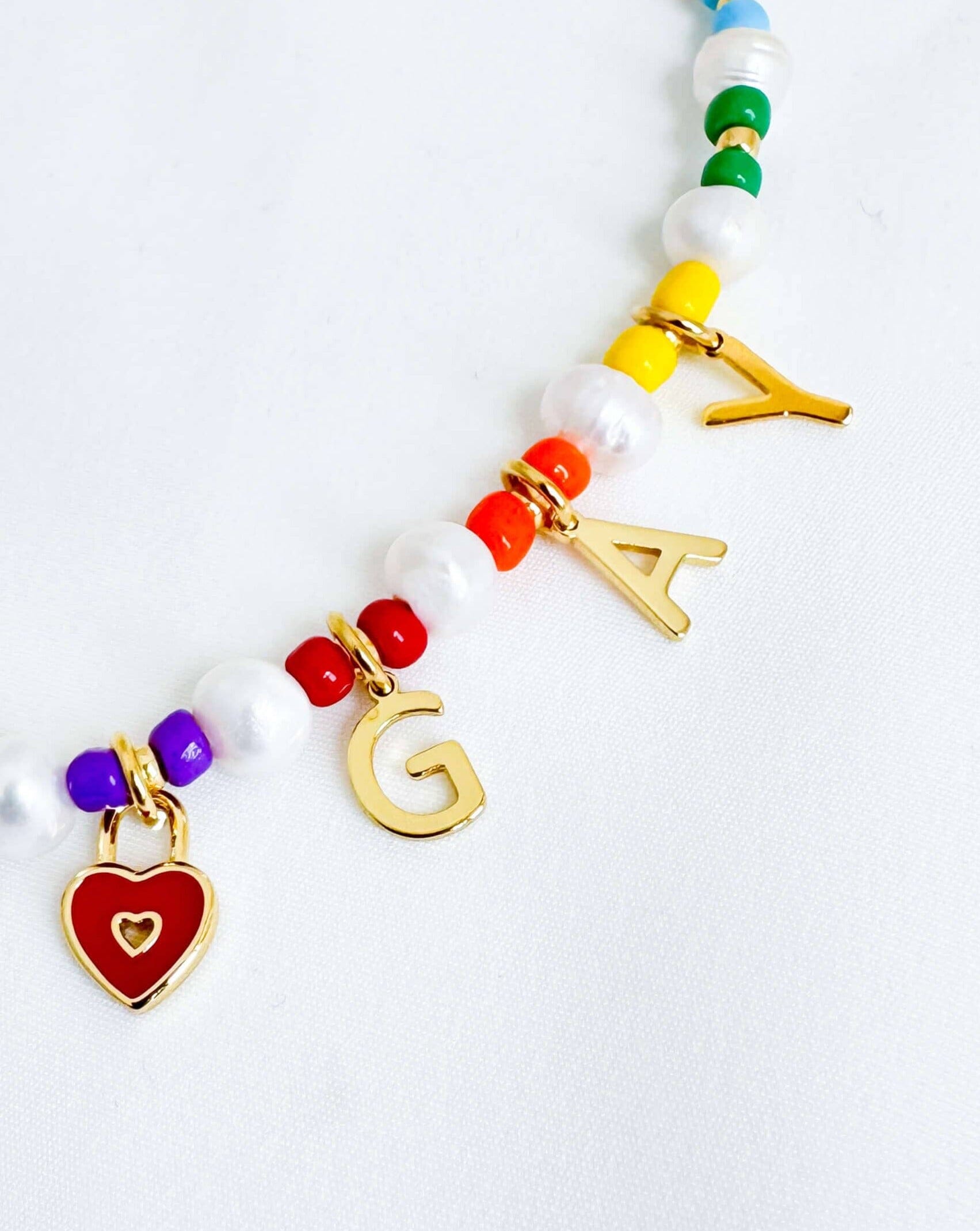 Hi Gay Necklace - Rainbow Necklaces ISLYNYC 