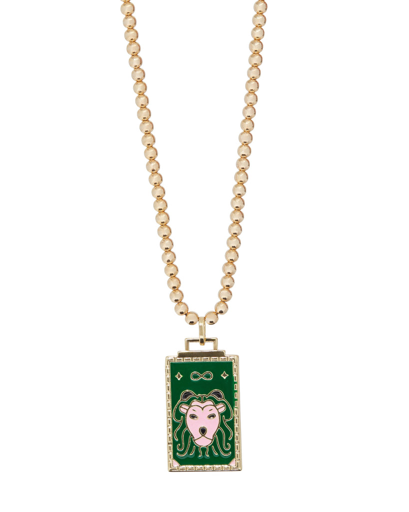 Lion Tarot Necklace Necklaces ISLYNYC 
