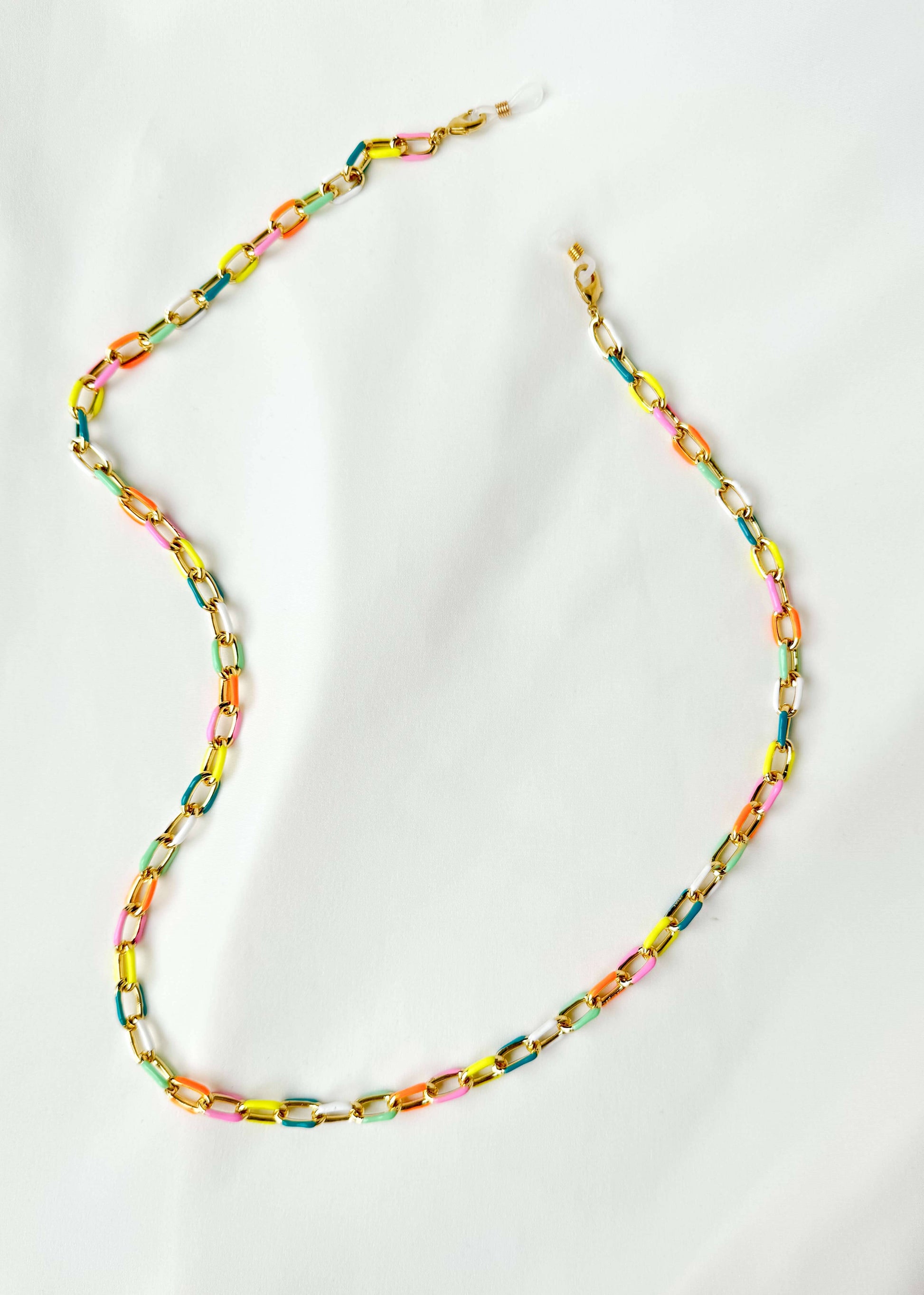 Long Enamel Necklace (and Lanyard) - Rainbow Necklaces ISLYNYC 