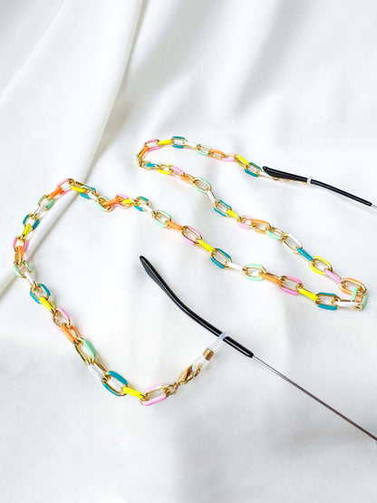 Long Enamel Necklace (and Lanyard) - Rainbow Necklaces ISLYNYC 