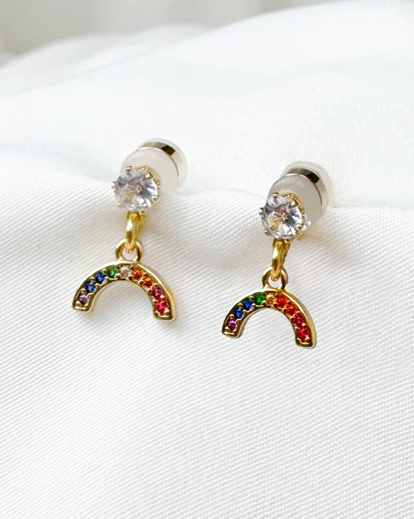 Mini Rainbow Earrings Earrings ISLYNYC 