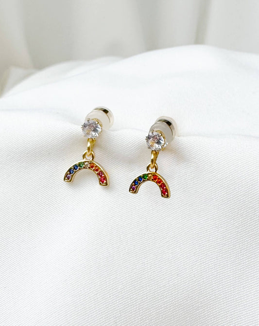 Mini Rainbow Earrings Earrings ISLYNYC 