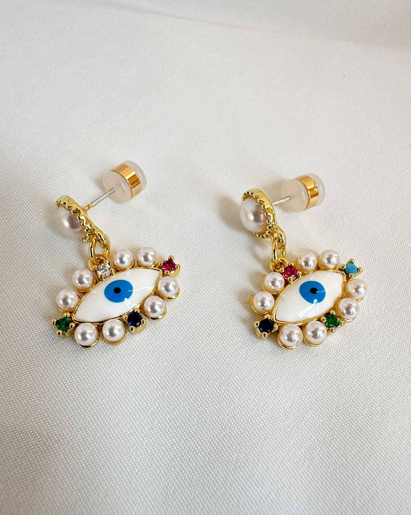 Pearly Eyes Earrings Earrings ISLYNYC