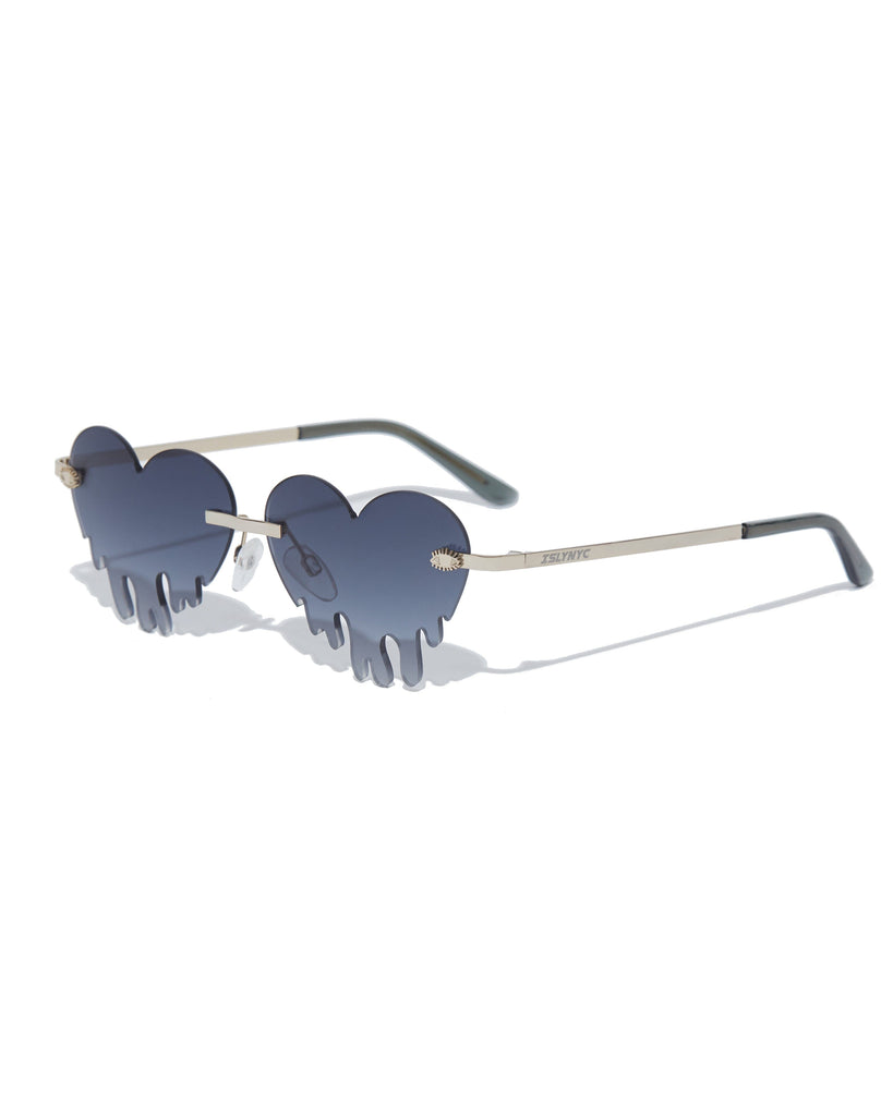 Petite UV 400 Dripping Heart Sunglasses - Glamazon Glasses ISLYNYC