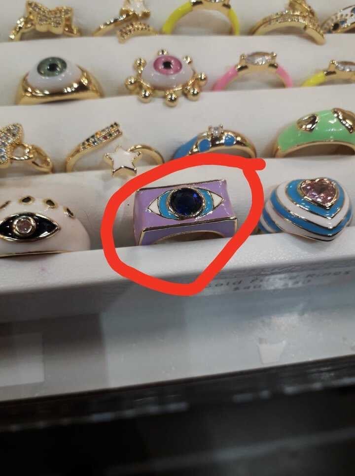 Purple Eye Ring ISLY NYC 