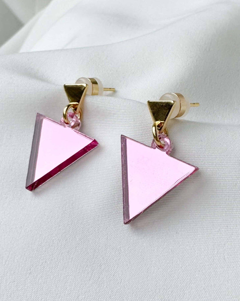 Queer Triangle Charm Earrings Earrings ISLYNYC 