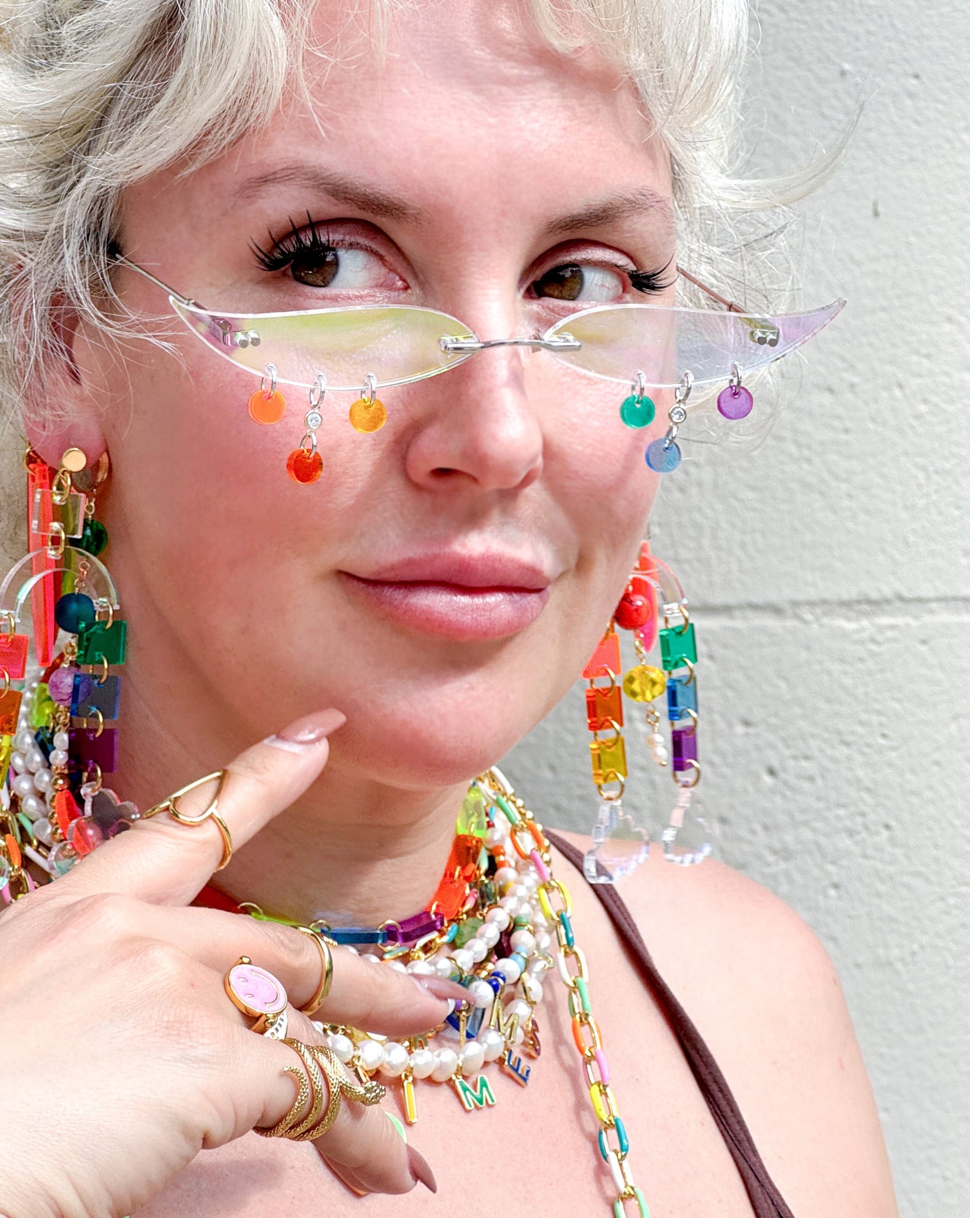 Rainbow Drop Glasses Glasses ISLYNYC 