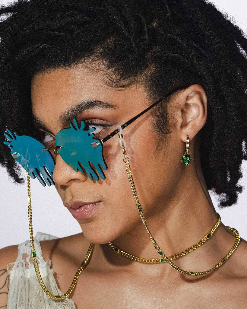 Renee Choker - Green Necklaces ISLYNYC