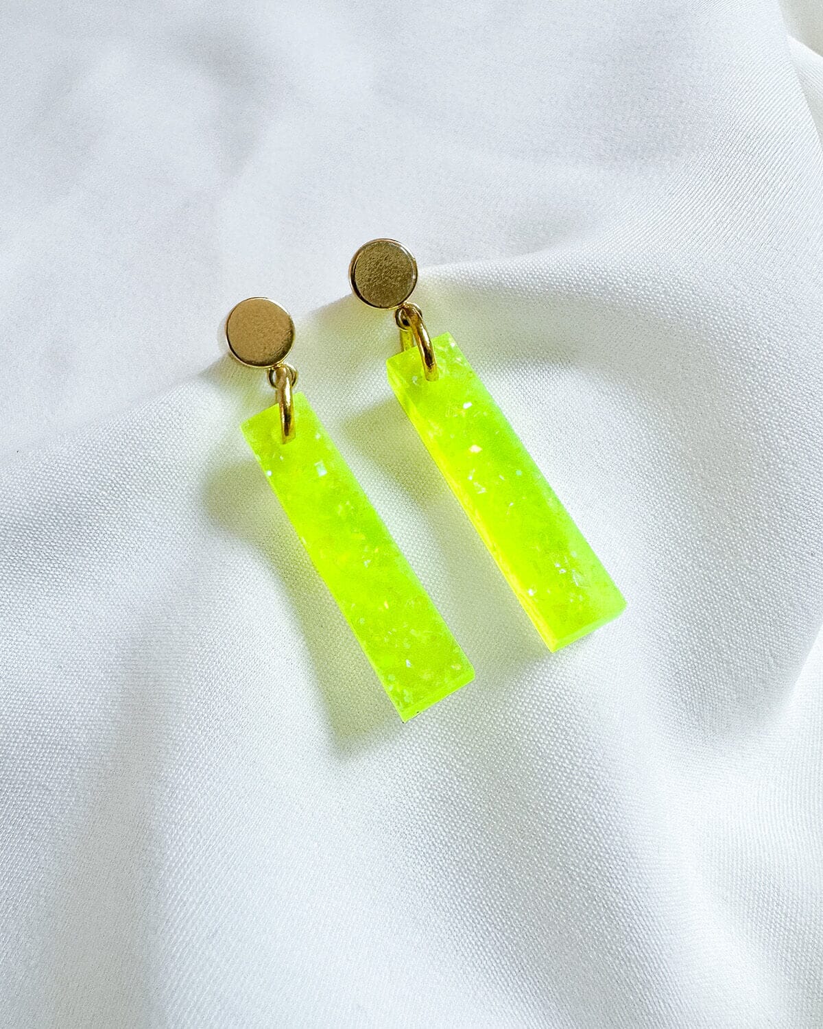 Short Stick Earrings - Acid Glitter Earrings ISLY NYC - SIFS - D1 