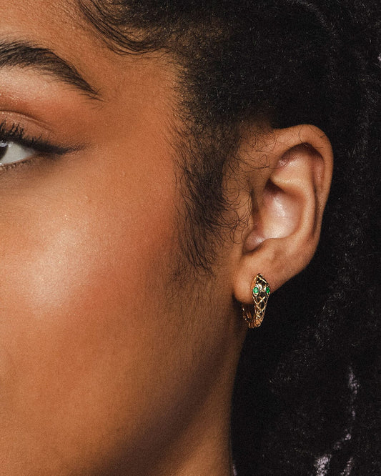 Snake Hoops Earrings ISLYcurated