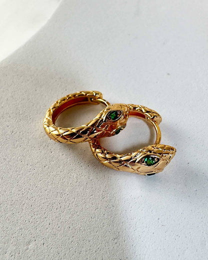 Snake Hoops Earrings ISLYcurated