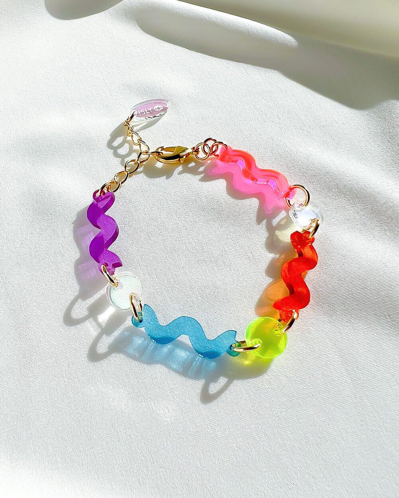 Squiggle Bracelet - Rainbow Bracelets ISLYNYC 