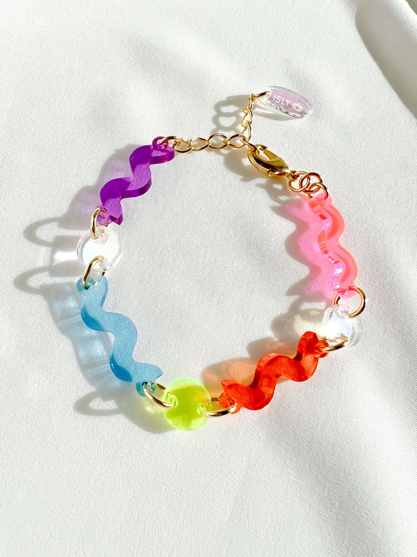 Squiggle Bracelet - Rainbow Bracelets ISLYNYC 