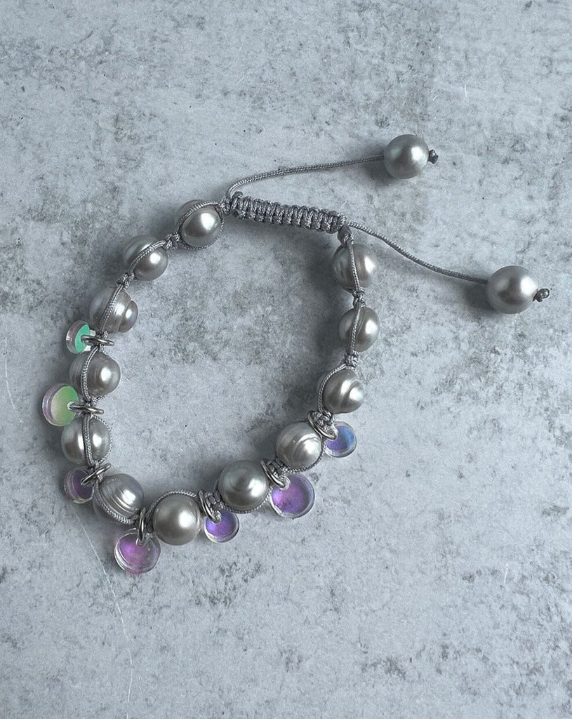 Bubble Pearl Bracelet - Silver Bracelets ISLYNYC 