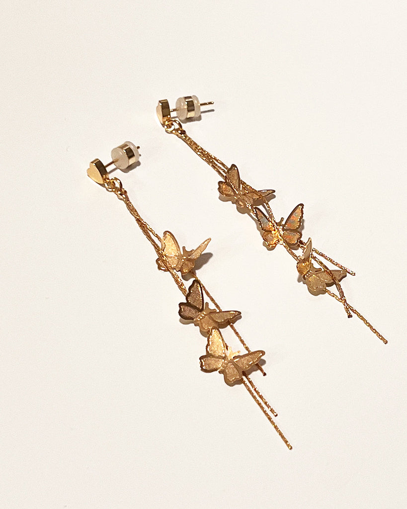 Butterfly Tassel Earrings EARRINGS ISLYNYC 