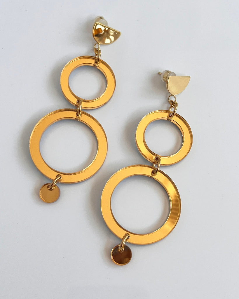 Chelsea Earrings - Gold Earrings ISLYNYC 