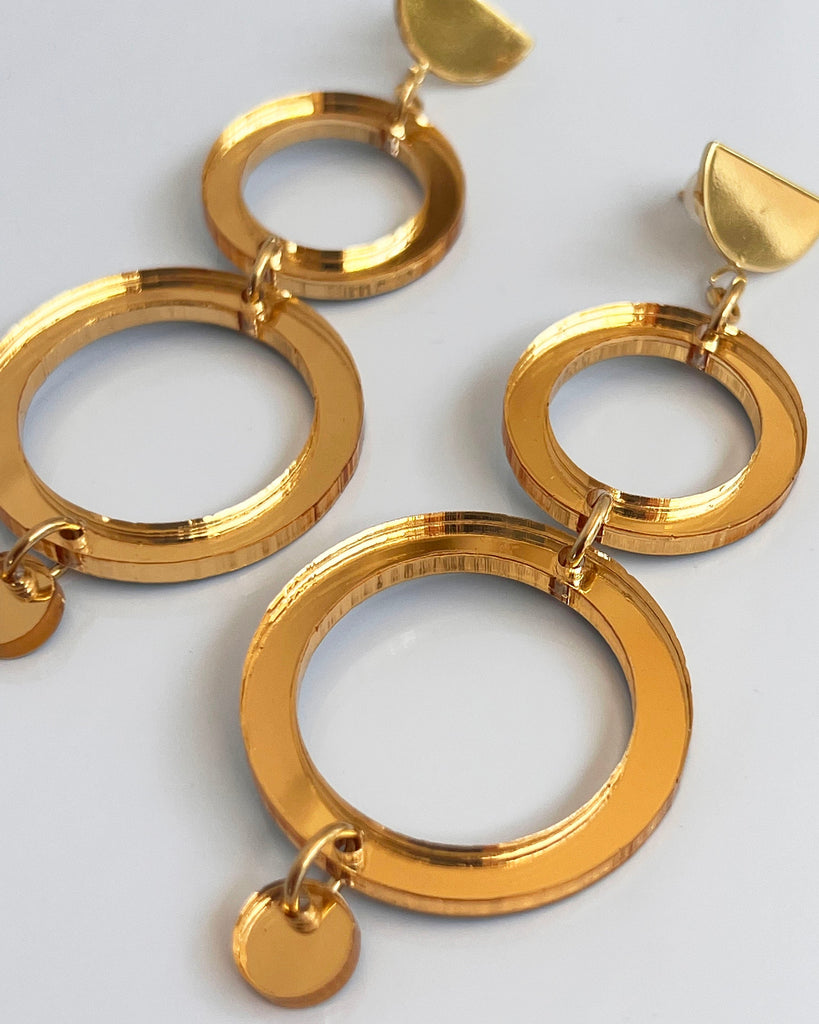 Chelsea Earrings - Gold Earrings ISLYNYC 