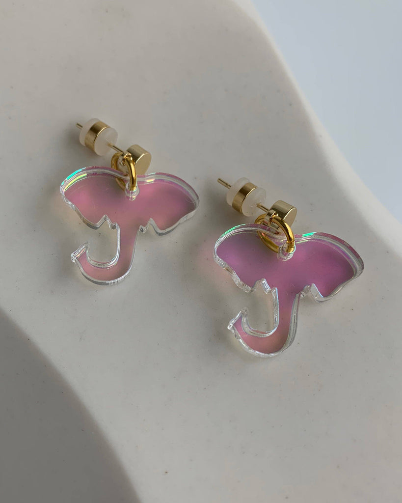 Elephant Charm Earrings Earrings ISLYNYC 
