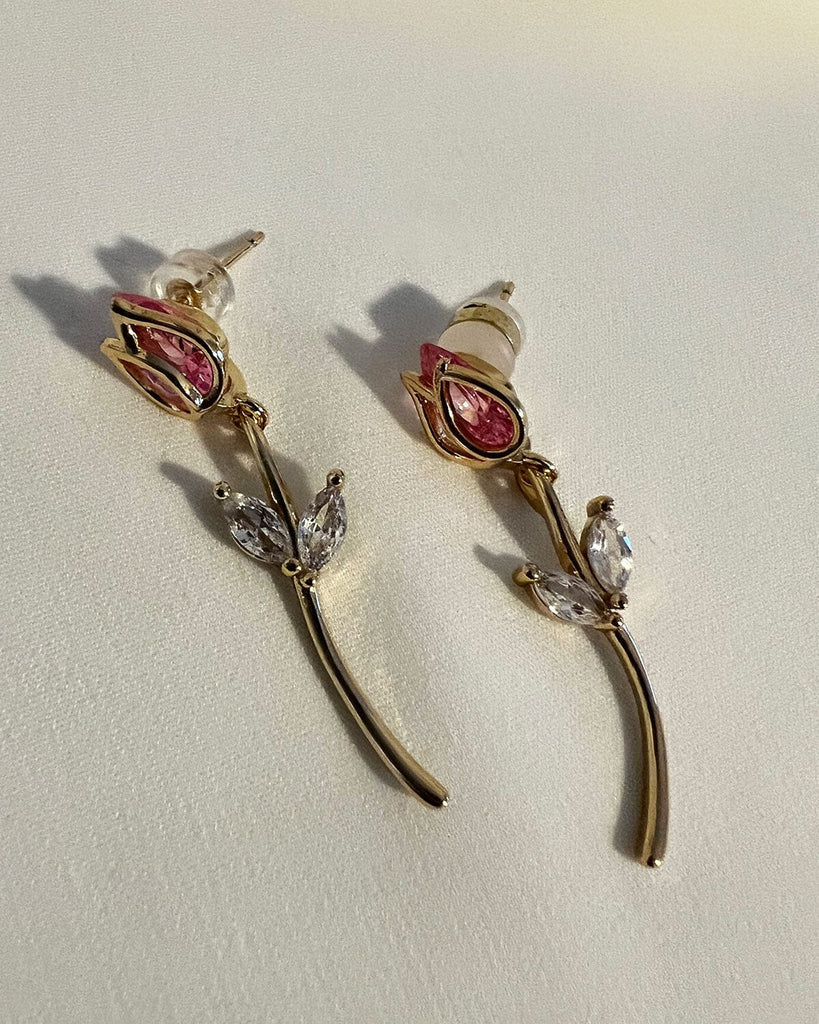 Enchanted Rose Earrings Earrings ISLYNYC 