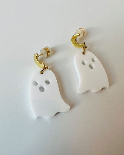 Ghost Charm Earrings Earrings ISLYNYC