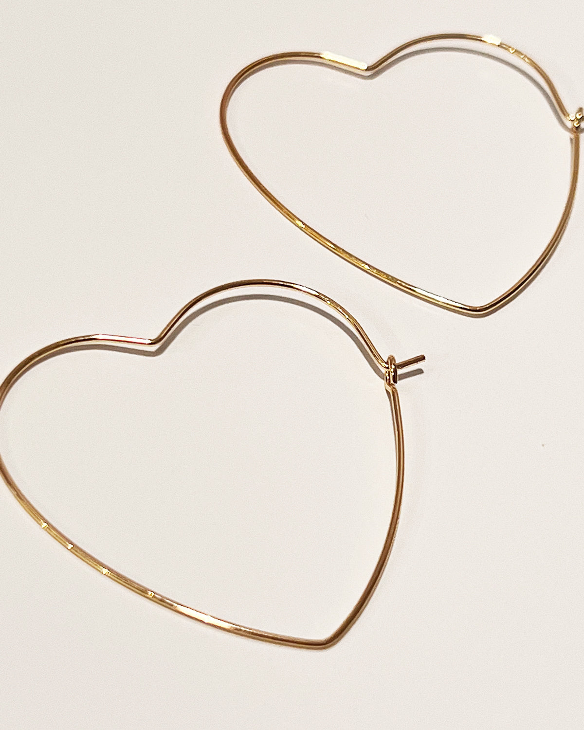 Heart Hoop Earrings EARRINGS ISLYNYC 