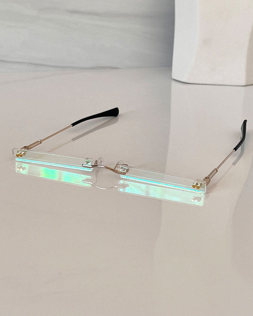 Lines Glasses - Iridescent GLASSES ISLYNYC 