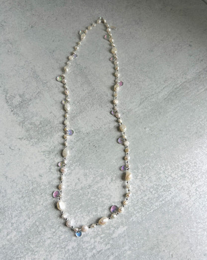 Long Bubble Pearl Necklace Necklaces ISLYNYC