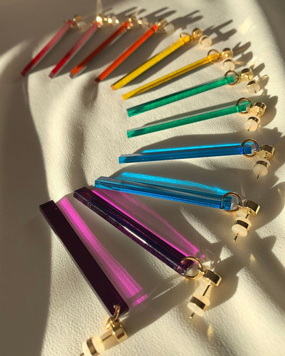 Long Stick Earrings - All 6 Gemtones Earrings ISLYNYC