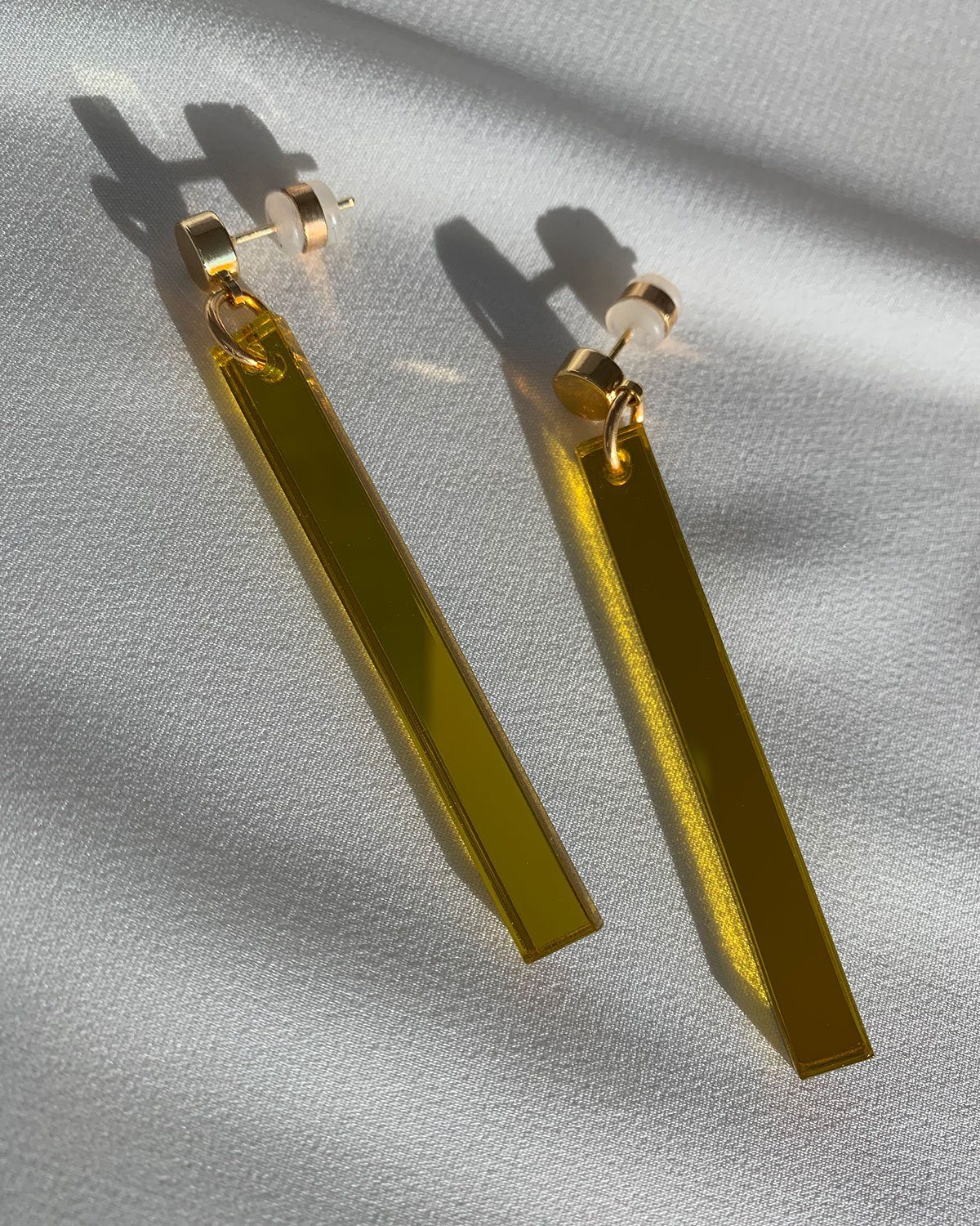 Long Stick Earrings - Citrine Earrings ISLYNYC