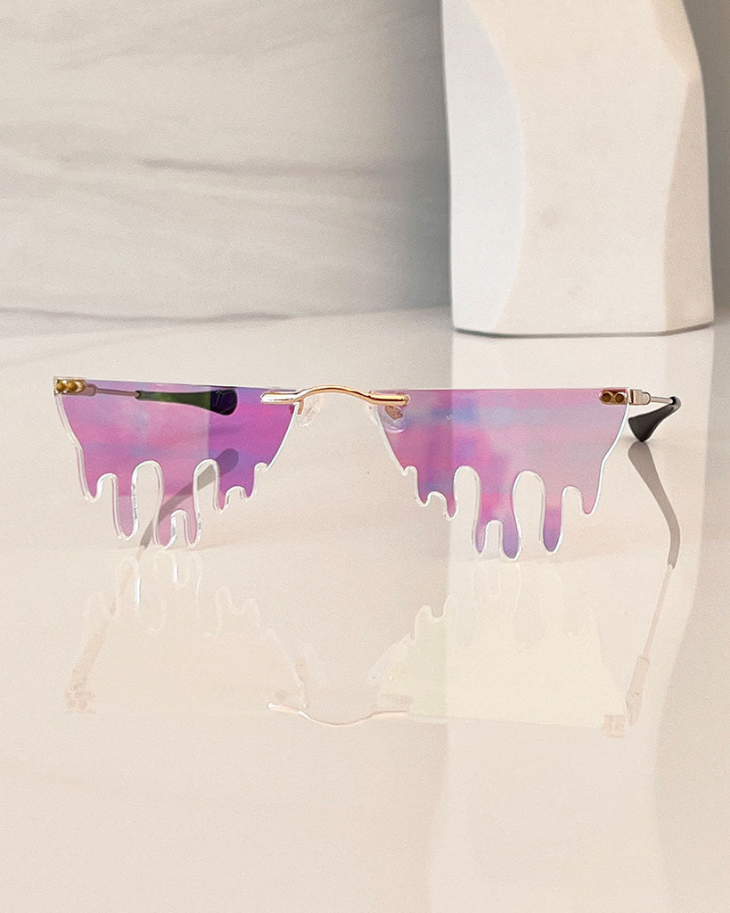 Melting Arc Glasses - Iridescent Glasses ISLYNYC 