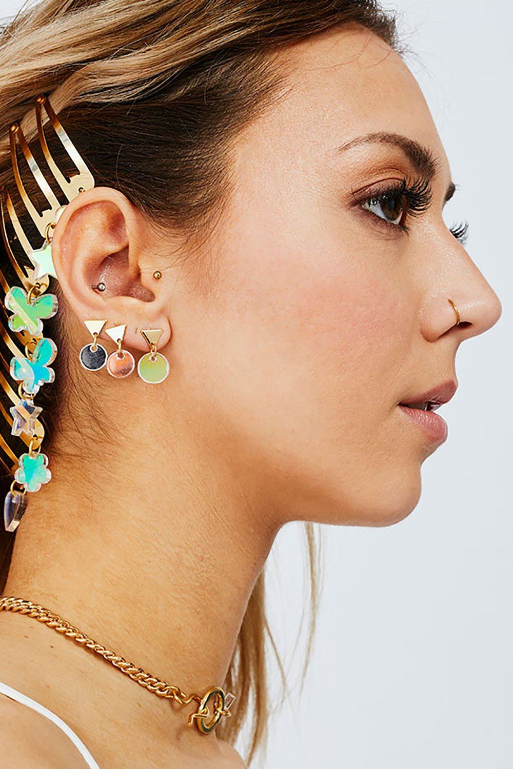 MIA EARRING - IRIDESCENT I Still Love You NYC