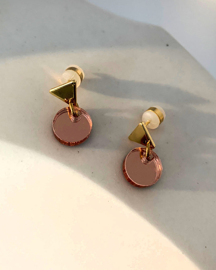 MIA EARRING - ROSE GOLD I Still Love You NYC 