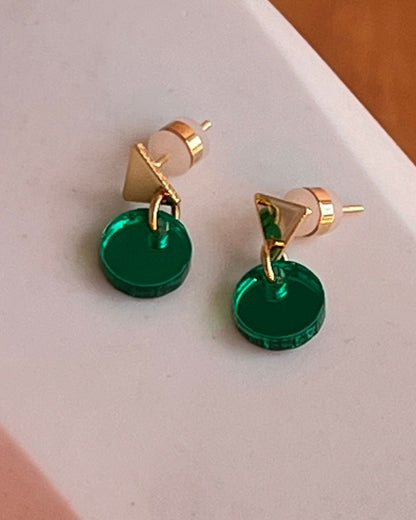 Mia Earrings - Emerald I Still Love You NYC