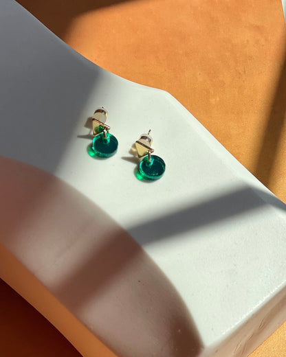 Mia Earrings - Emerald I Still Love You NYC